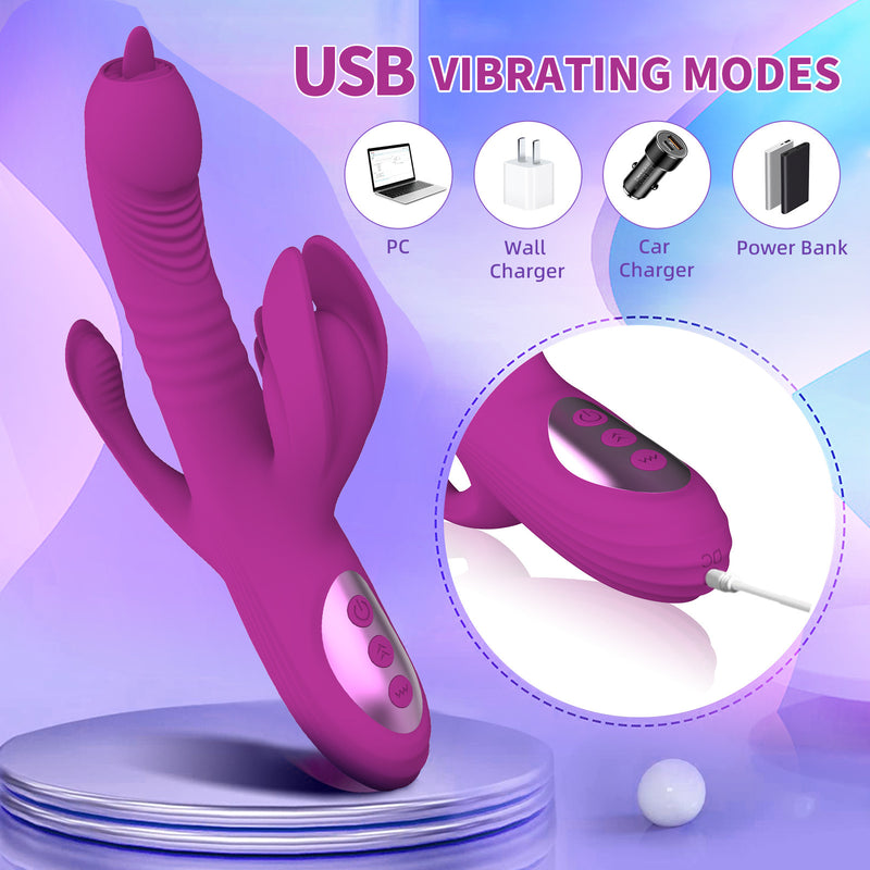 Retractable Swing Heating Vibrator