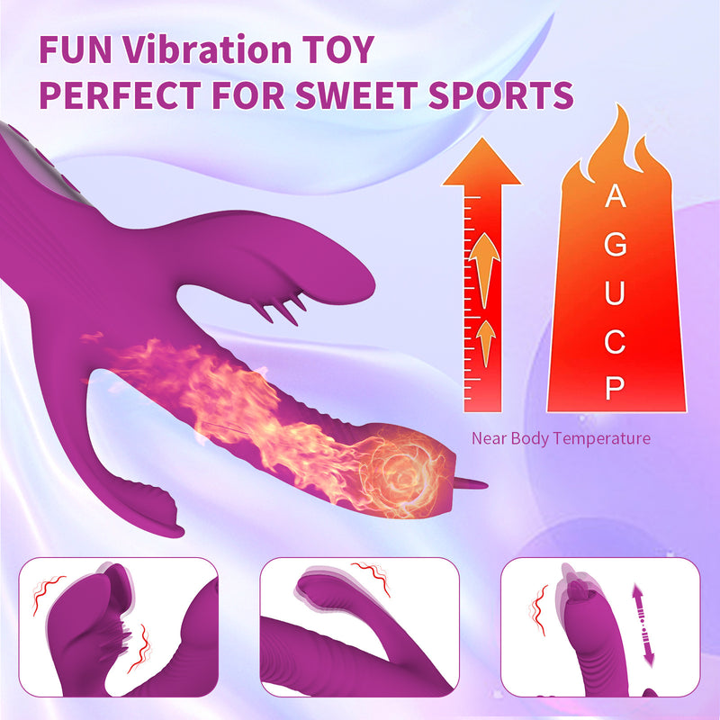 Retractable Swing Heating Vibrator