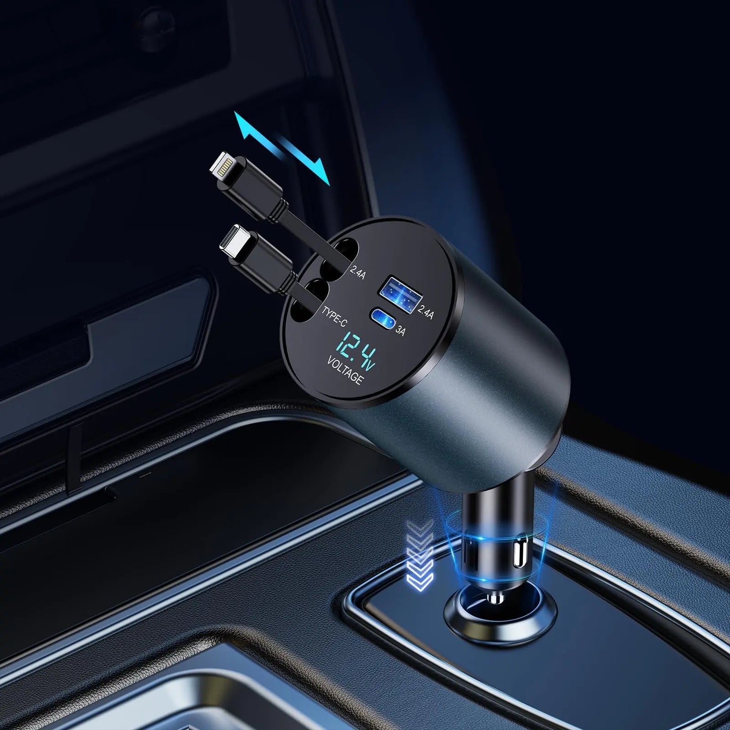 4 in 1 Fast Car Charger